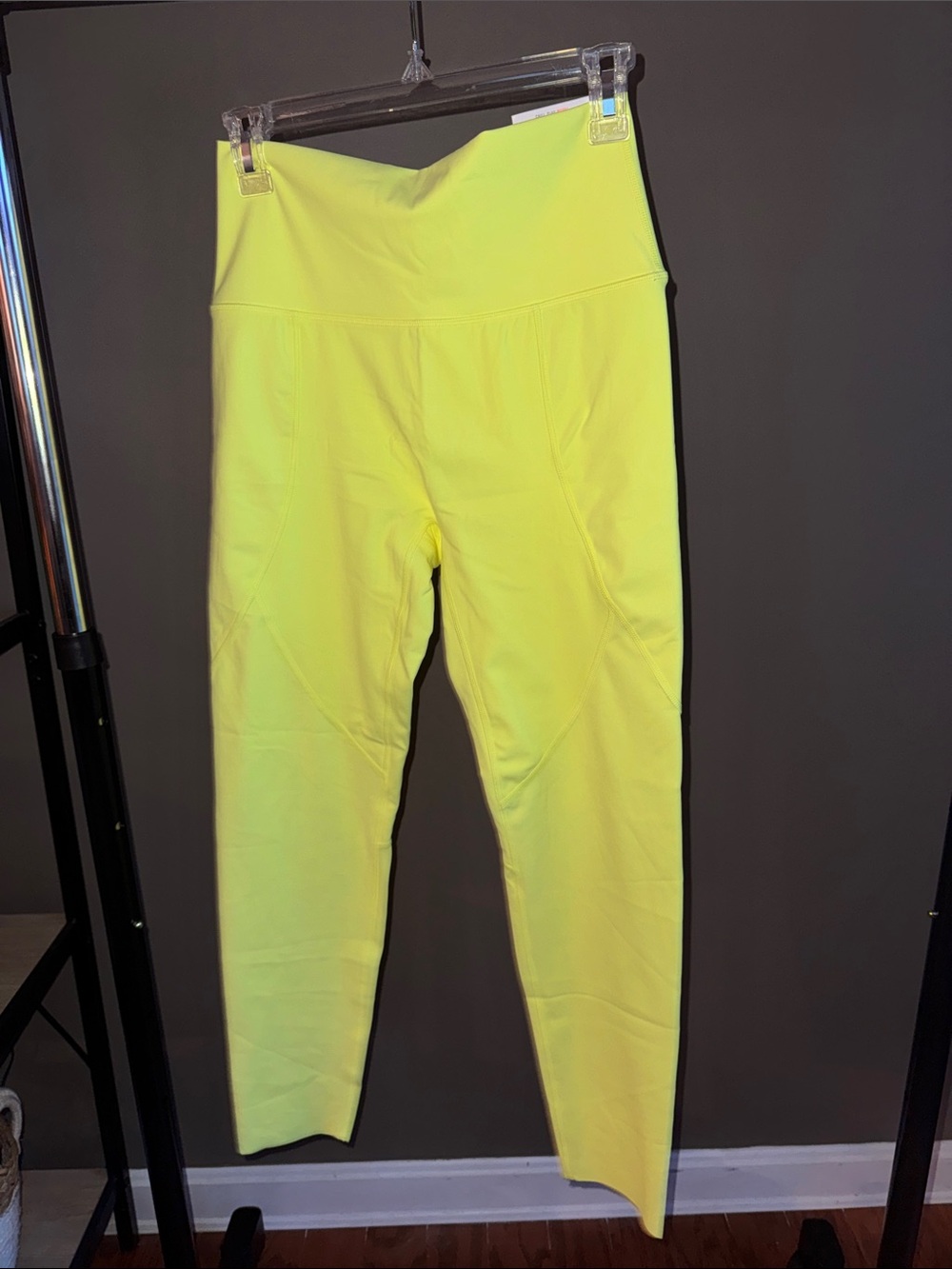 aerie High-Waist Neon Yellow Leggings